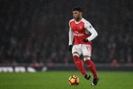 LONDON, ENGLAND - JANUARY 31:  Alex Oxlade-Chamberlain of Arsenal in action during the Premier League match between Arsenal and Watford at Emirates Stadium on January 31, 2017 in London, England.  (Photo by Mike Hewitt/Getty Images)